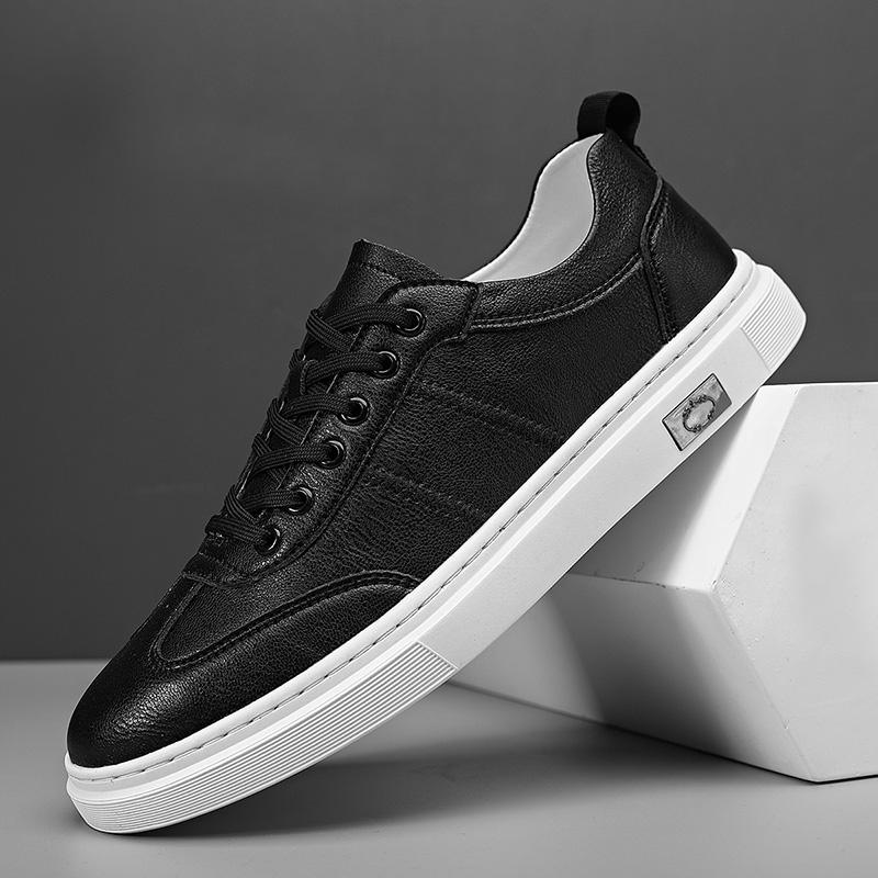 High Quality Men's Casual Shoes Genuine Leather Comfortable Oxford Shoes Breathable Tenis Sneakers Outdoor Men Skateboard Shoes