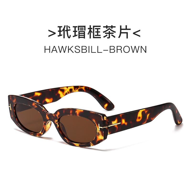 Новые Винтажные Овальные Солнцезащитные Очки Женские Роскошный Бренд Маленькие Прямоугольные Солнцезащитные Очки Женские Маленькие Эллиптические Очки Uv400