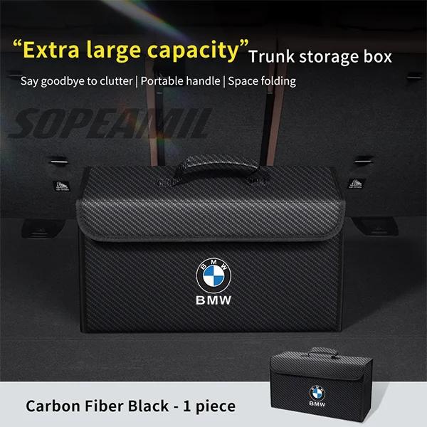 VJCL7 For BMW M X1 X2 X3 X4 X5 X7 E46 E60 E70 E72 E82 E90 E92 G05 G10 G20 G30 F05 F10 F20 F25 F30 Car Trunk Organizing And Storage Box