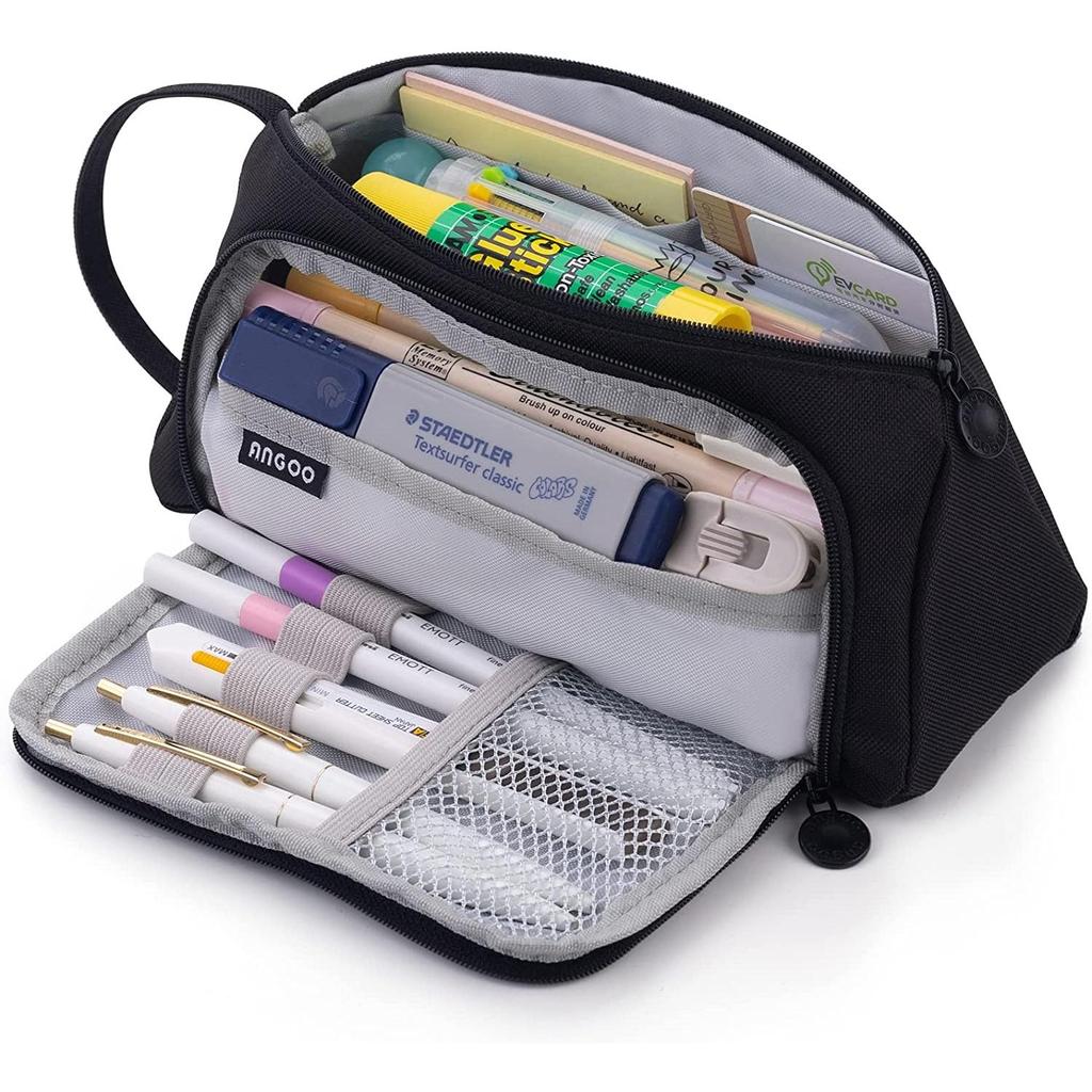 1 шт., многофункциональная коробка для канцелярских принадлежностей, сумки для хранения канцелярских принадлежностей, креативный пенал для подростков, студентов и взрослых, большой вместительности