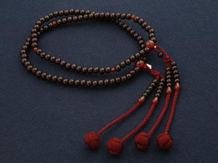 Киотский буддийский алтарь Хаяси четки буддизм Сингон Shake 0 палисандровый агат формальная официальная сумка Киотский четки (Для женщин) [Набор бусин] SW-023