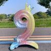 1pcs 32inch Standing Rainbow Digital Balloon Gradient Colorful Crown Aluminum Foil Balloon Birthday Party Baby Shower Decor