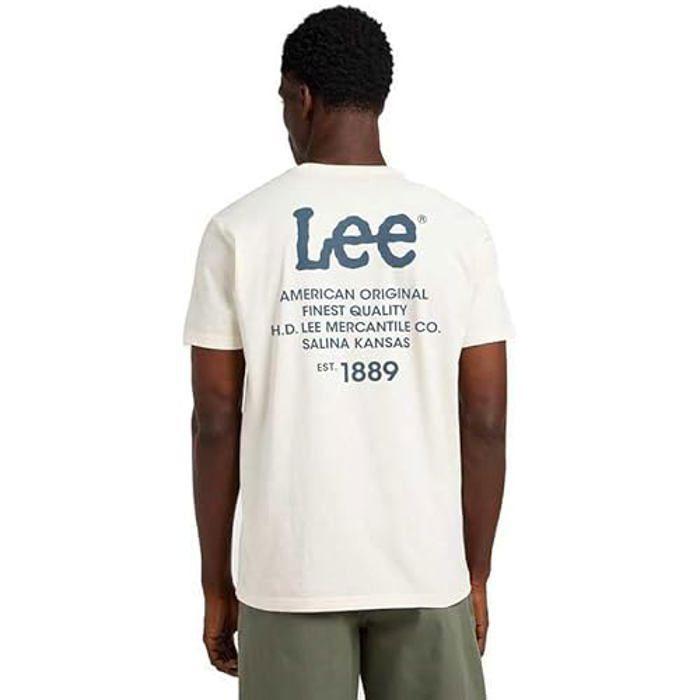 Lee T- Shirt Ample avec Logo Homme