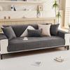 Winter Sofa Cushion Thickened Super Soft Plush Cushion Non-slip Leather Sofa Back Cushion Cover Nordic Simple
