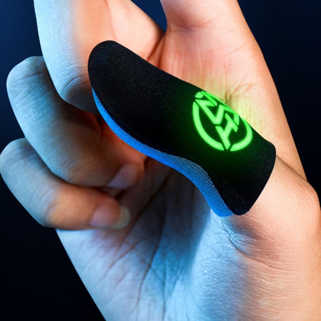 1 Pair Gamer Sleeve Sweatproof Dedales Gamer Finger Cover Touch Screen Fingertips Sleeve For Mobile Games Game Accessory