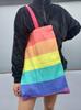 Cotton Rainbow Pride Lgbt Shopping Bag Large Xxl
