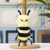 Cute Bee Plush Keychain With Pp Cotton Filling For Backpack Decor And Gift Idea