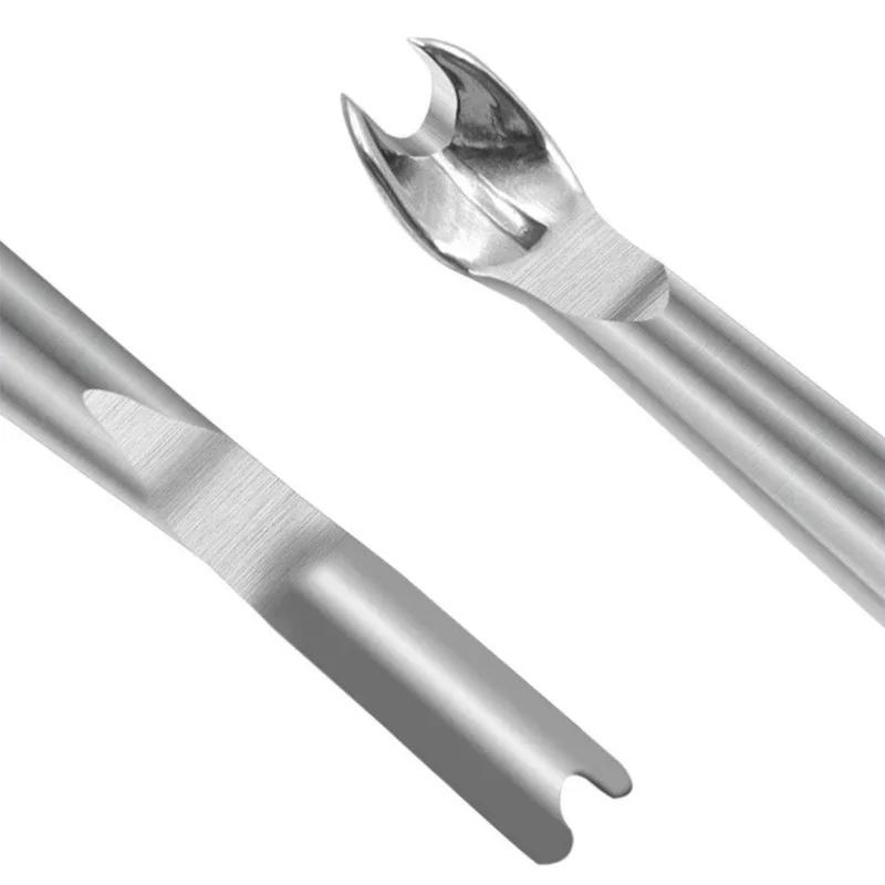 Средство для удаления кутикулы, толкатель омертвевшей кожи, хирургический класс, нержавеющая сталь, инструменты для маникюра, скребок, очиститель для ногтей, триммер