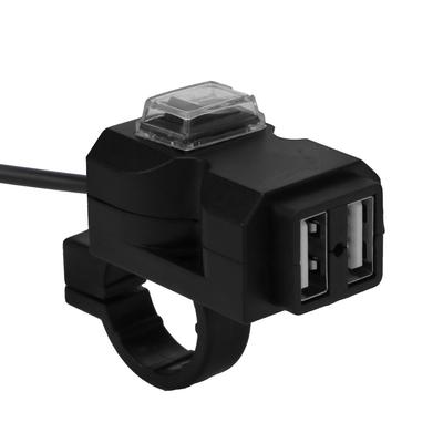 12 В USB-зарядные устройства для мотоциклов 3.0 Socket Dual Ports для телефона Мобильный 5 В 3.1A Адаптер питания Аксессуары для мотоциклов Водонепроницаемые чехлы