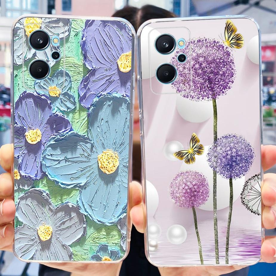 Чехол для Realme 9i RMX3491 Новый модный окрашенный чехол Прозрачный силиконовый мягкий ТПУ чехол для телефона Для Realme 9i 5G RMX3612 Realme9i Fundas