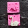 2pc 3D Swan Shape Silicone Cake Mold, Chocolate Mold, Silicone Soap Molds, Kitchen Accessories
