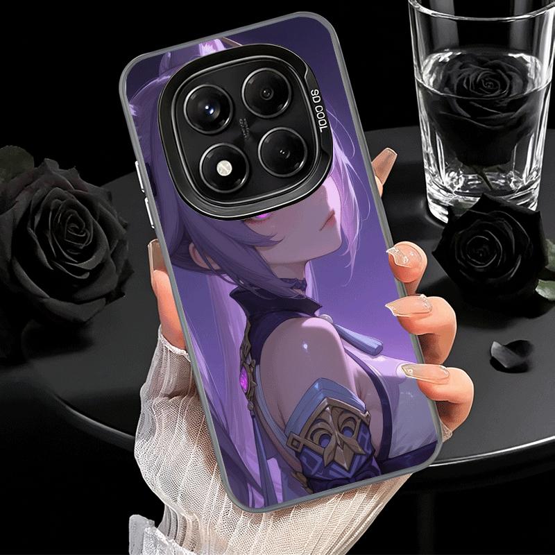Мягкий чехол для телефона Genshin Impact Кэцин для Xiaomi Redmi Note 13 14 15 Pro Plus 12S 12 11S 11 11T 10S 10 Ударопрочный задний чехол