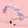 Fashion Women Girls Headbands Knitting Yarn Flower Headbands Cute Flower with Teeth Hairbands Winter Hair Accessories