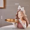 Украшение для подставки для ключей Алисы — декоративный подарок для девушки или на свадьбу, идеально подходит для гостиной, рабочего стола или прихожей.