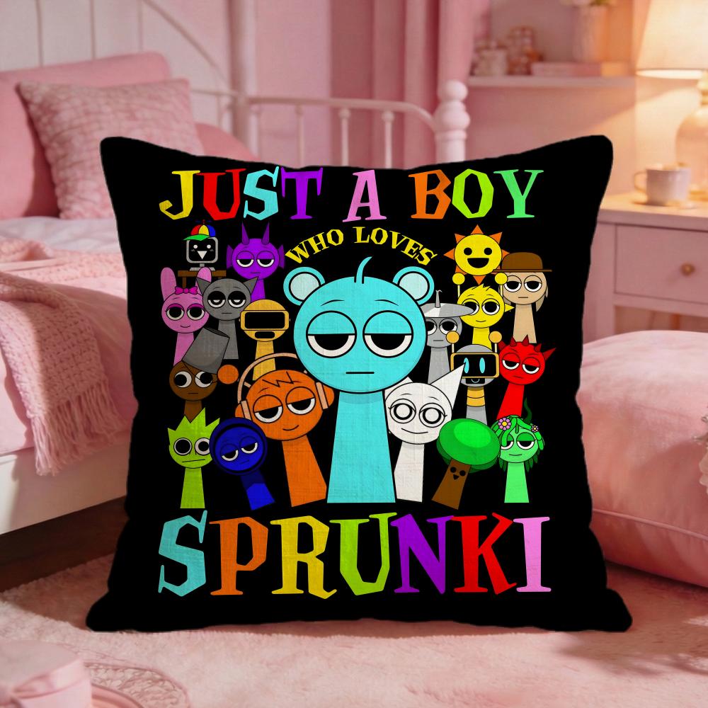 SSprunkis Classic Game Cushion Cover Premium Comfort Reversible Pillow Cove Two In One Design For Any Room Car Interior