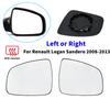 Для Renault Logan Sandero 2008-2013 Dacia Duster Symbol 2014-2017 Автомобильное Левое Правое Зеркало Бокового Вида Зеркальный Элемент С Подогревом Линза Зеркала Часть Двери