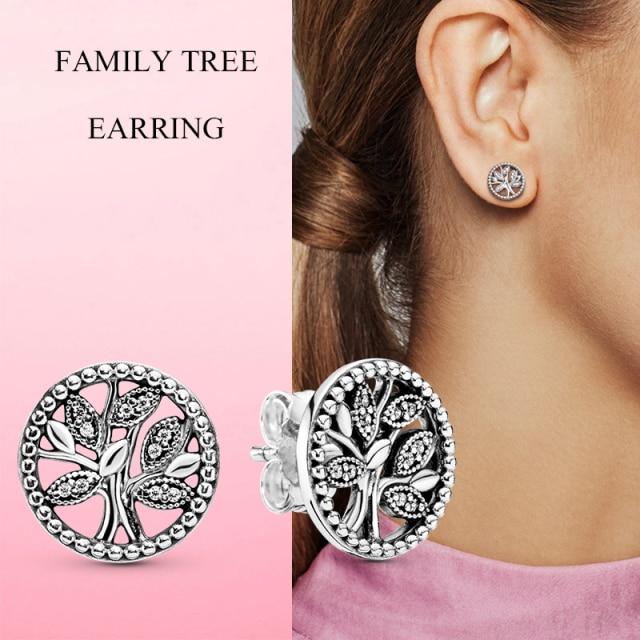 925 Серебряные серьги-гвоздики Женские модные серьги-гвоздики Ювелирные изделия