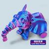 Креативная подвижная модель на шарнирах Милый слон 3D-печать Фигурка Игрушки Украшения для дома Детский подарок на день рождения