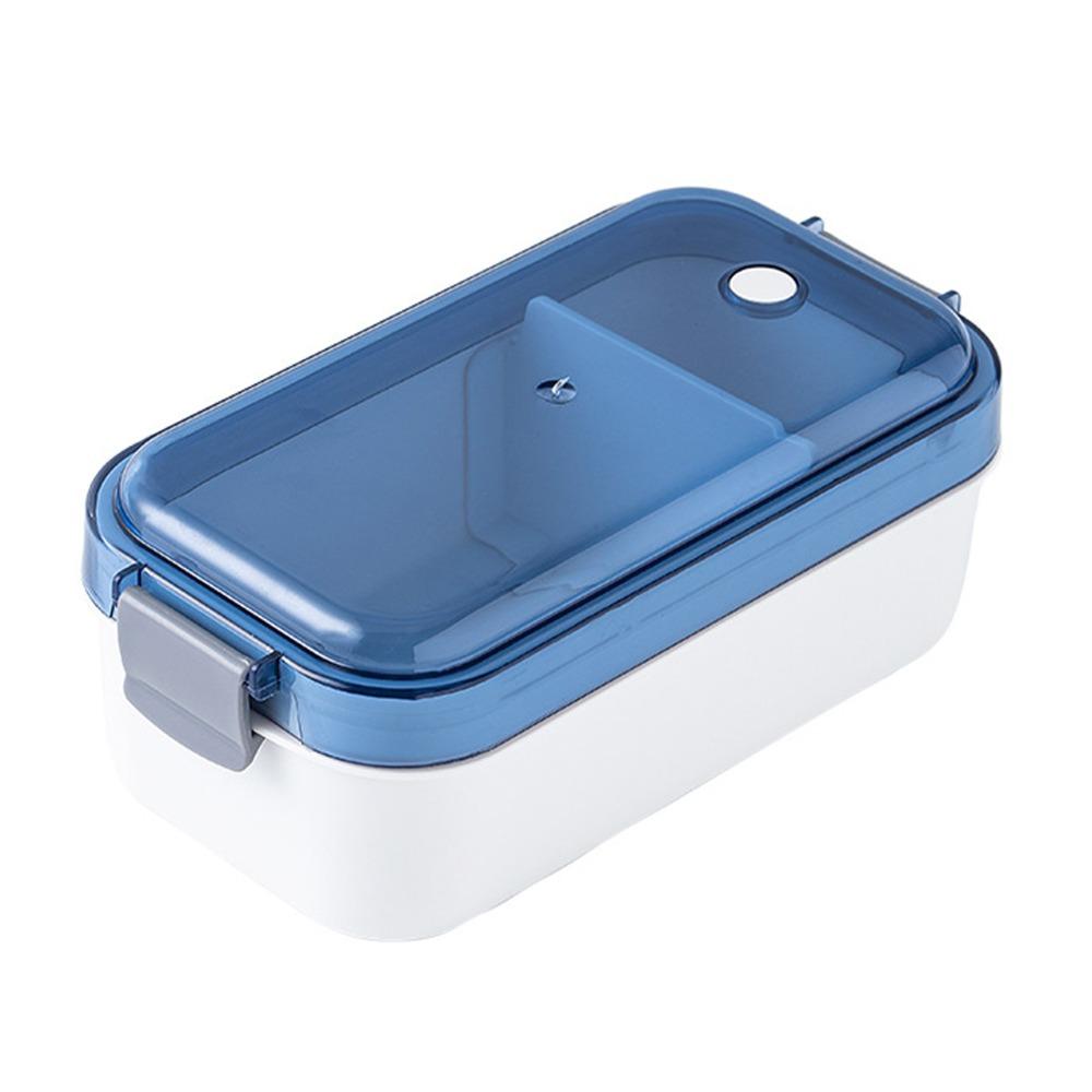 Removable Divider Lunch Storage Container ABS Airtight Kitchen Organizer  For Picnics