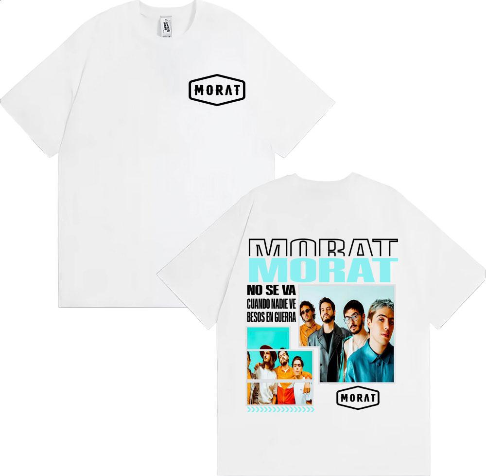 Band Morat Asuntos Pendientes Album Tour T Shirt Unisex Harajuku Streetwear Oversized Tshirts Vintage Fashion Casual Tshirt