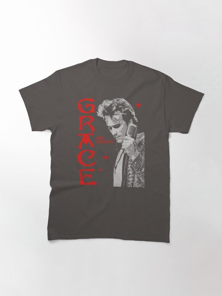 Jeff Buckley Jeff Buckley Grace Red And Black Poster Classic T-Shirt