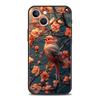 Цветочный Цветочный Птичий Чехол для Телефона для iPhone 16 15 14 13 12 Pro Max 11 Pro Max 7 8 Plus 16E XR Ударопрочный Мягкий ТПУ Чехол Fundas Сумки