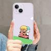 Милый чехол для телефона DUDU BUBU для iPhone Mini 11 12 13 14 15 XPlus Pro Max SE XR с прозрачным корпусом