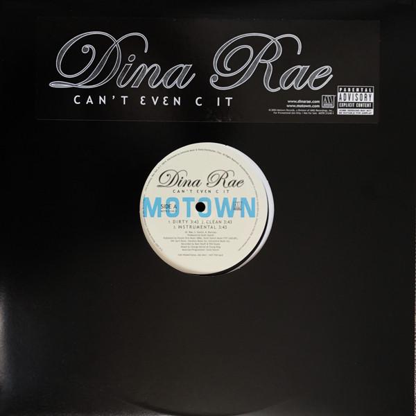 12inch Record DINA RAE - Can't Even C It MOTR212401PROMO Motown 2004 US Rap & Hip-Hop/R&B Used