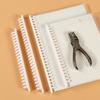 Drawing Rod Type Loose-leaf Binder A5 B5 Binding Clips Loose-leaf Buckle  School Office