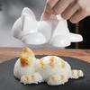 1pc Cute Cat Shaped Sushi Mold - Rice Ball Maker with Easy-Grip Design, Durable Plastic Kitchen Tool for Homemade Sushi, Bento Lunch Boxes,Picnics