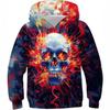 Autumn Colorful Creativity Pattern 3D Printed Hoodies Fashionable Casual Sports Long Sleeved Children's Boy Hooded Sweatshirts