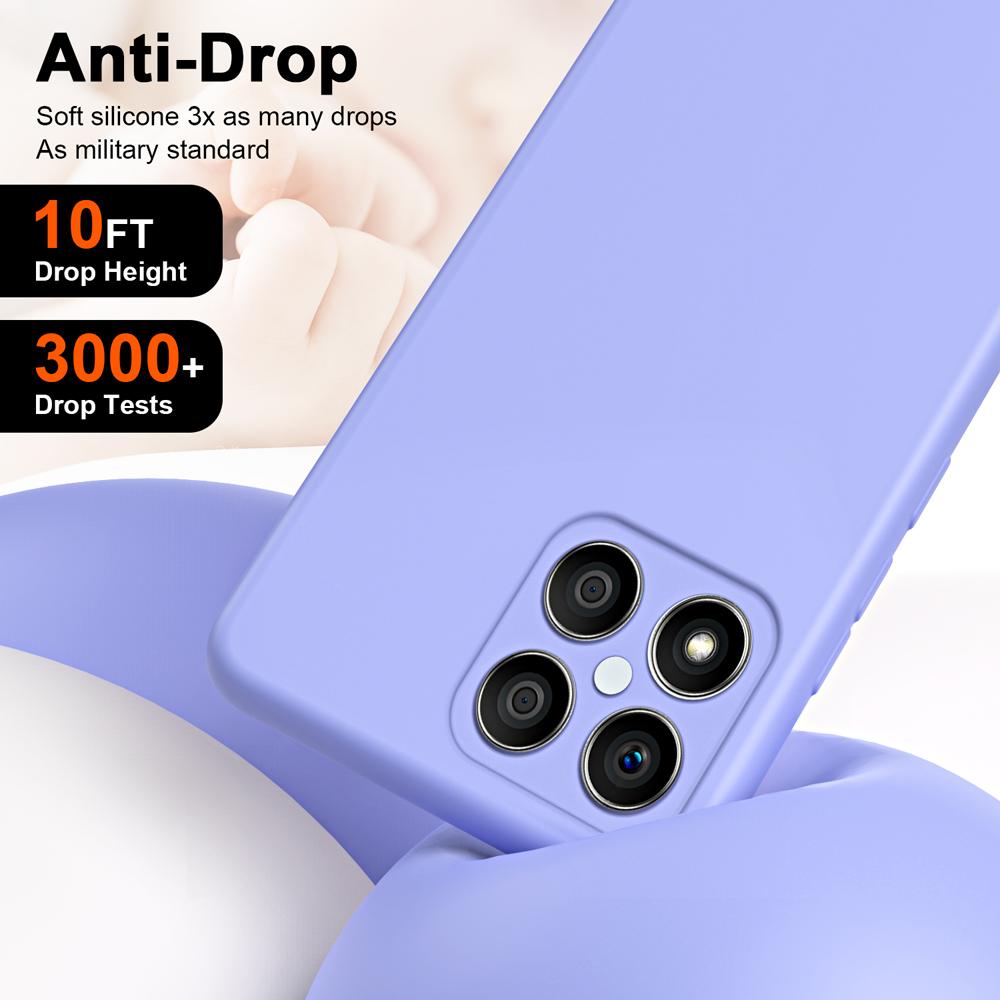 Роскошный жидкий силиконовый чехол для телефона Honor X6 X6s X6A X7 X7A X8 X8A 4G 5G чехлы