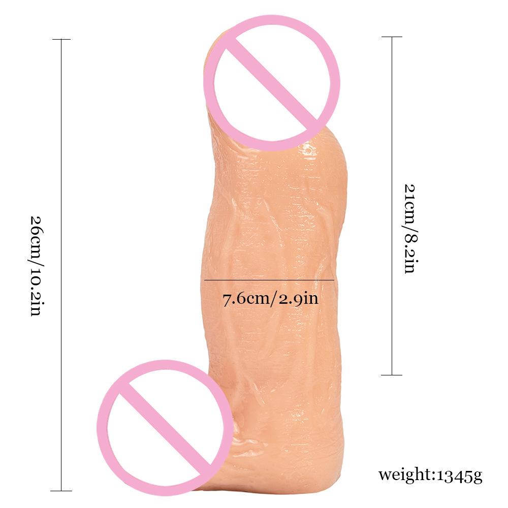 Thick Large Realistic Silicone Dildo Fist Anal Dilator for Women