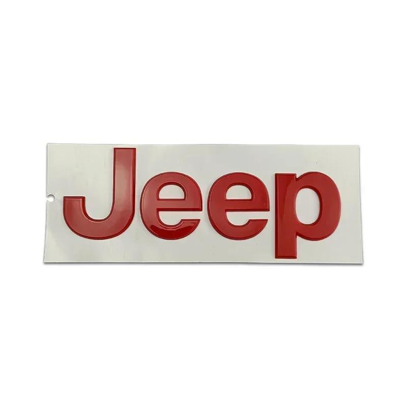 ABS Car Front Emblem for Jeep Grand Cherokee Commander Renegade Liberty Compass PatriotWrangler Tj Jk Trunk  Decoration