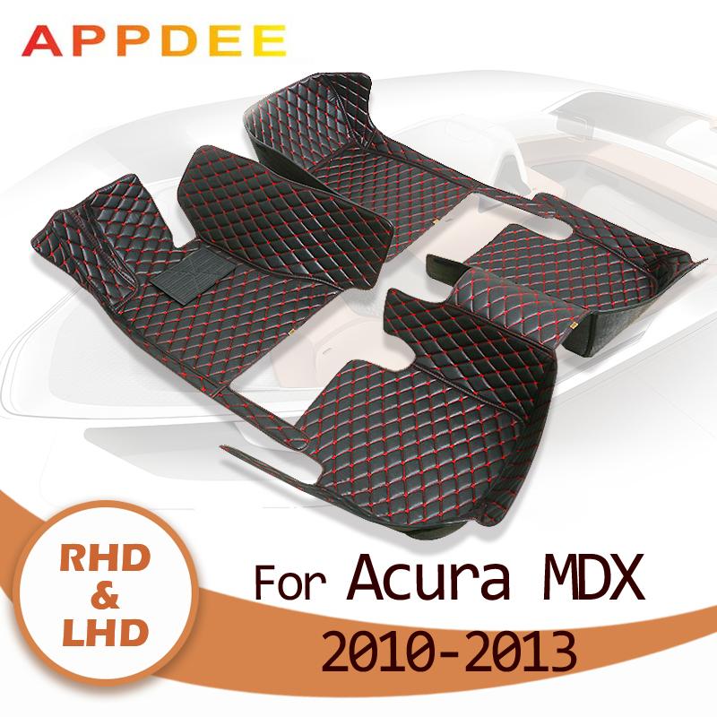 APPDEE автомобильные коврики для Acura MDX 2010 2011 2012 2013 изготовленные на заказ автомобильные подушечки для ног автомобильный ковер