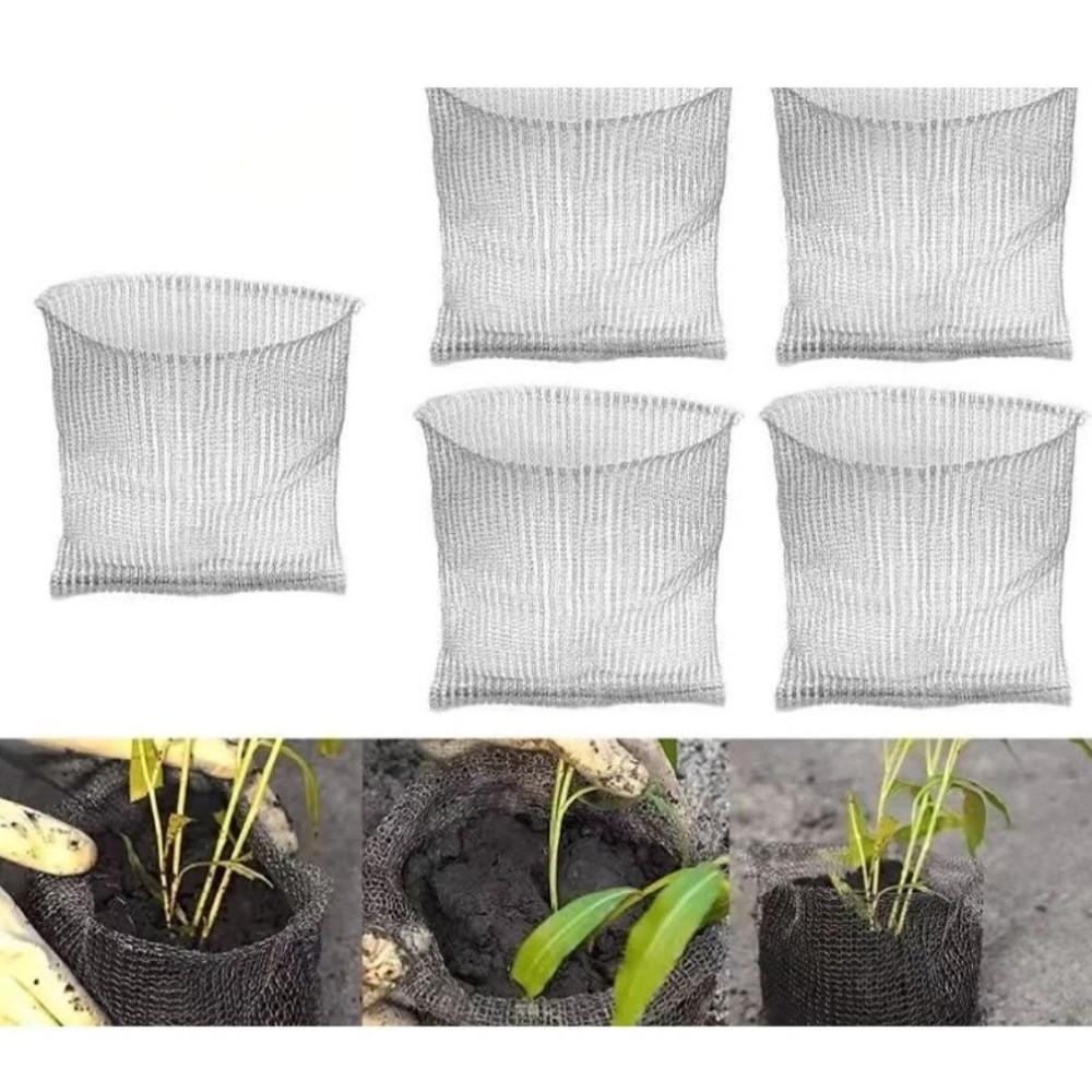 Stainless Steel Plant Root Protection Cover Protective Mesh Bag Flower Bulbs Protection