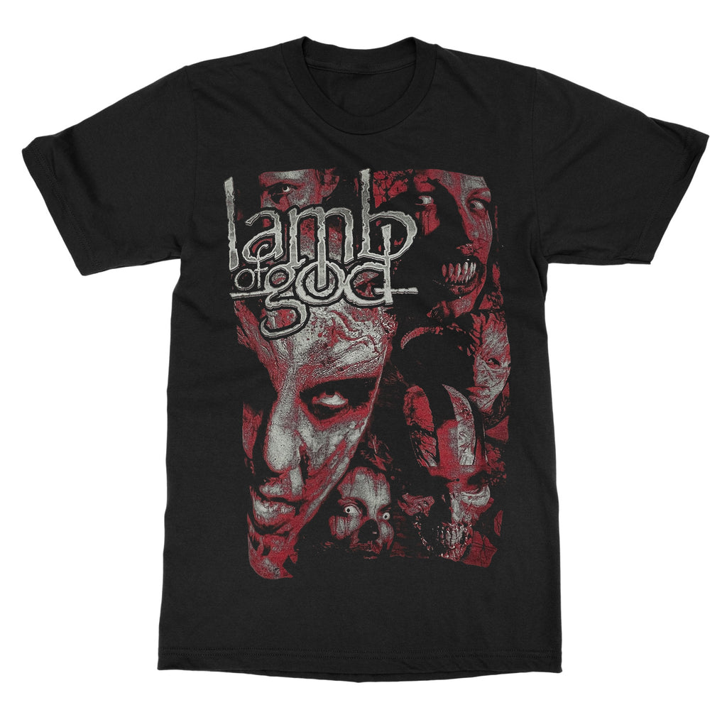 Горячая хлопковая футболка с графикой группы Lamb of God, унисекс, летняя, с коротким рукавом, модный бренд, футболка, роскошная, повседневная, винтажная, ретро, топ