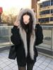 Стеганая шуба в корейском стиле с ушками - Модная свободная зимняя куртка