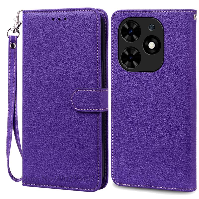 Чехол Spark Go 2024 для Tecno Spark Go 2024, кожаный чехол-кошелек, откидная крышка для Techno Spark Go 2024, чехол для телефона, чехол, Fundas