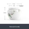Nanshan Large Ceramic Sealed Tea Caddy for Kung Fu Tea