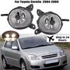 Для Toyota Corolla 2004 2005 2006 2 шт. Галогенный светодиодный противотуманный фонарь Сборка фары Европейская версия Детали С лампочкой Автомобильные аксессуары