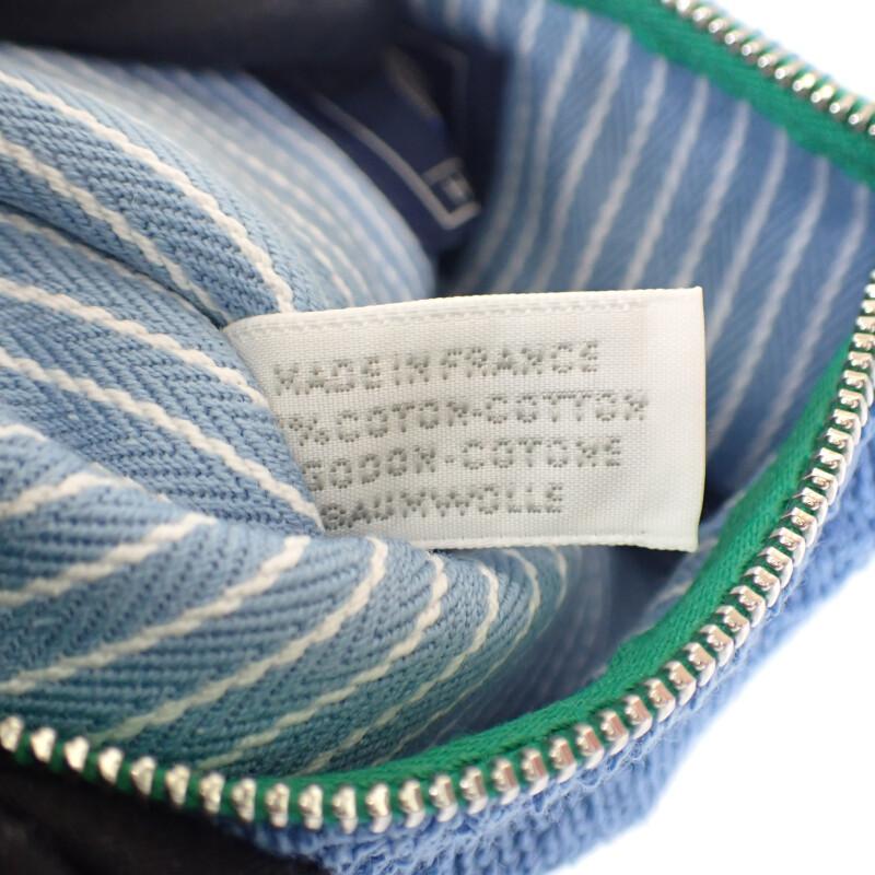 HERMES  H103759M02  Pouch Blue Cotton Women