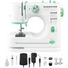 WENMILY Электрическая швейная машина с одной иглой Модернизированная тихая компактная повседневная ручная работа 16 видов бытовых электрических швейных машин, которыми можно управлять с помощью педали и