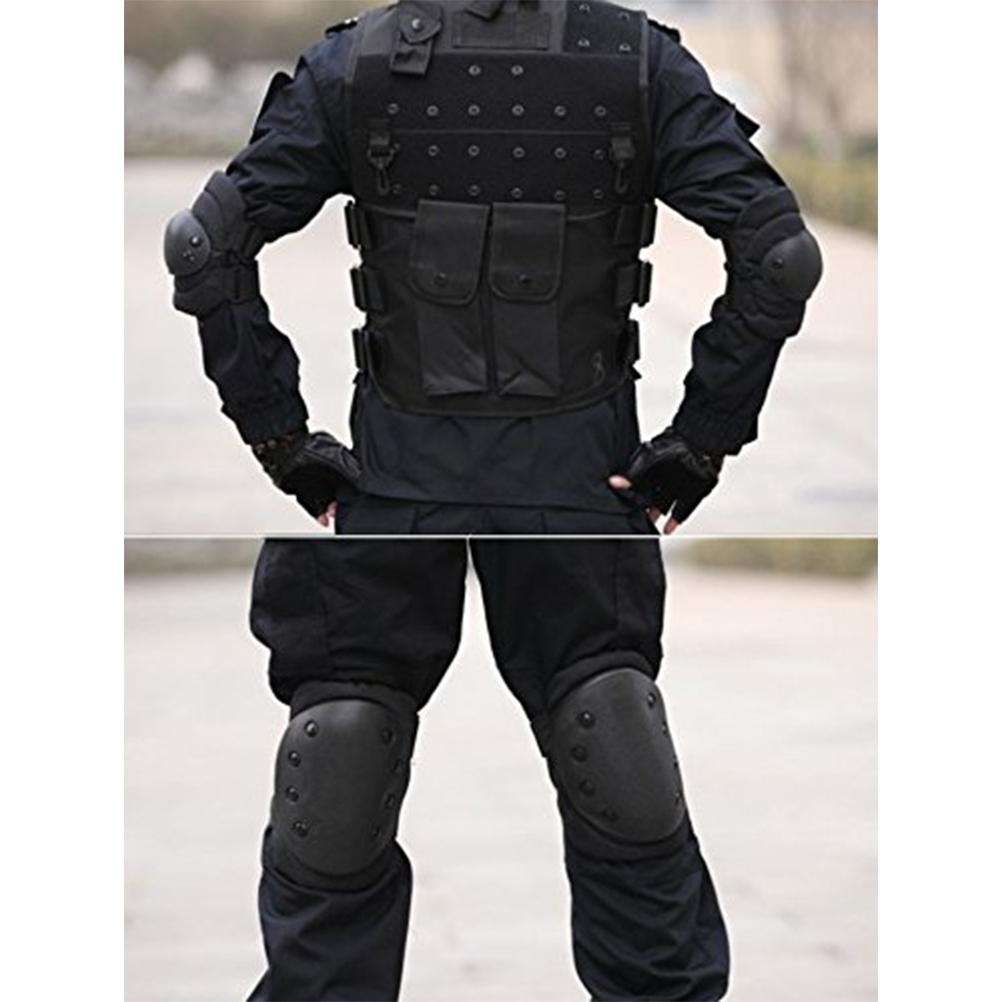 Военные наколенники, набор налокотников, защитные накладки на колени и локти для занятий спортом на открытом воздухе, защитное снаряжение