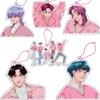 Аниме Kpop Охотники на демонов Саджа Бойс Брелок Охотница Ханттрикс ребенок Сделано вручную Акриловый брелок Украшения Хант-X Подвеска на сумку Друзья