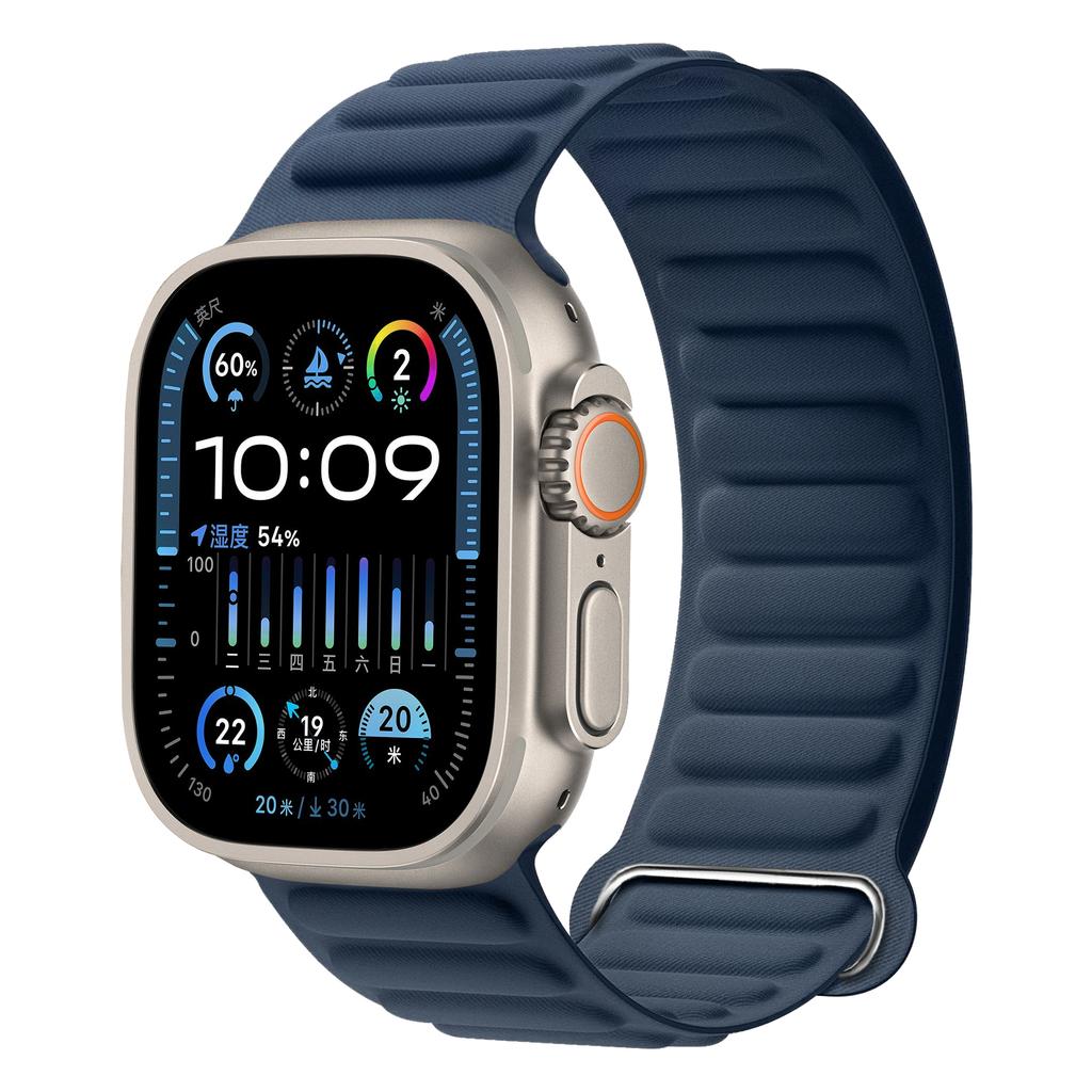 Bands for Apple watch strap Ultra 2 3 49mm 44mm 40mm 46 45mm FineWoven Magnetic Loop correa bracelet iWatch Series 9 8 SE 11 10