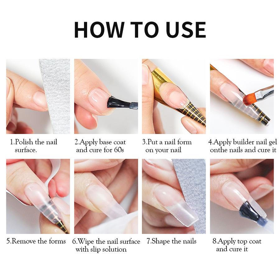 УФ/светодиодный гель для наращивания ногтей, кристаллический фототерапевтический гель для моделирования, быстросохнущий твердый гель, инструмент для самостоятельного создания дизайна ногтей в салоне