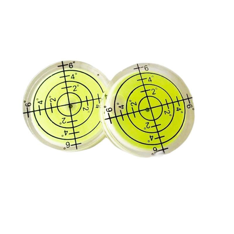 Spirit Level Bubble High Precision Green Circular Bubble Level Bullseye Laser Level Bubble Mini Measuring Instruments Tool