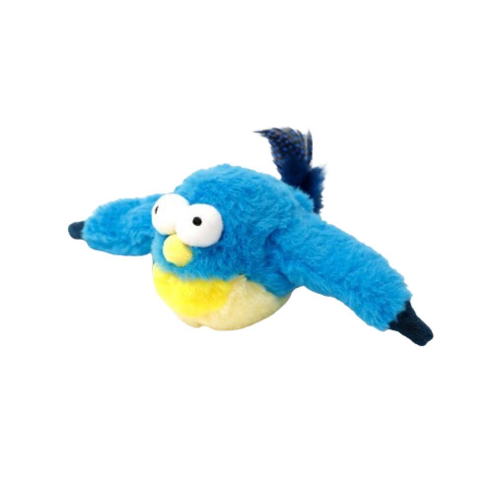 USB Rechargeable Cat Toys with Cat Mint Plush Flapping Bird Cat Toys Indoor Cats