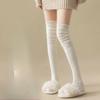 Гольфы тонкие длинные наборные носки женские высокие однотонные носки в стиле пэчворк высокоэластичные чулки